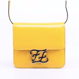 Fendi Yellow Shoulder Bag